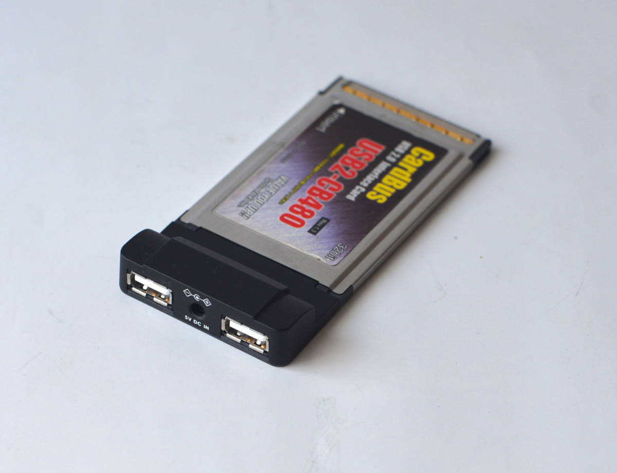 PowerBook G3 WallStreet に USB 追加！ Card Bus USB2.0 システムトークス Inc. USB2-CB480 OS8.6USBx2 作動_画像2