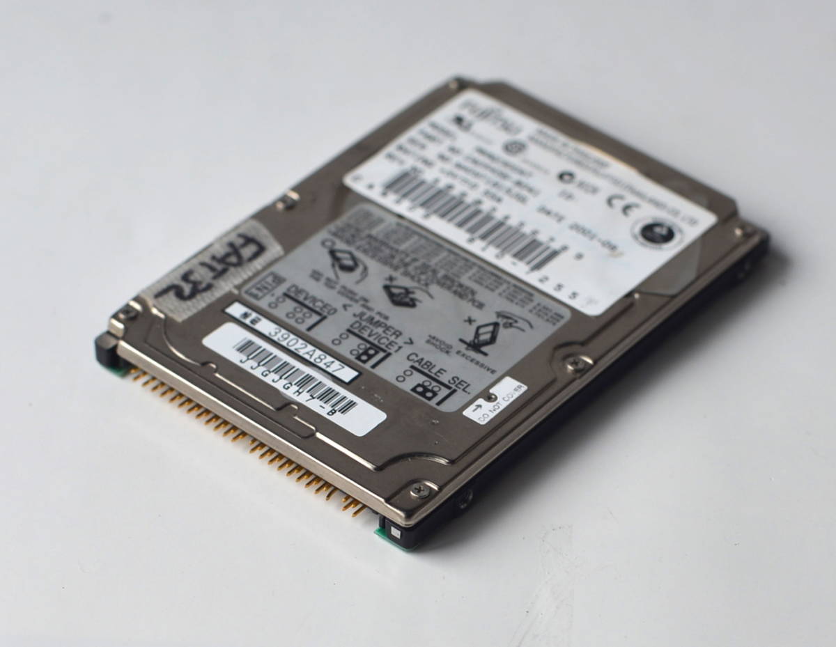 貴重！FUJITSU IDE 2.5inch 30GB ハードディスクドライブ MHN2300AT ATA-5規格品 _画像3