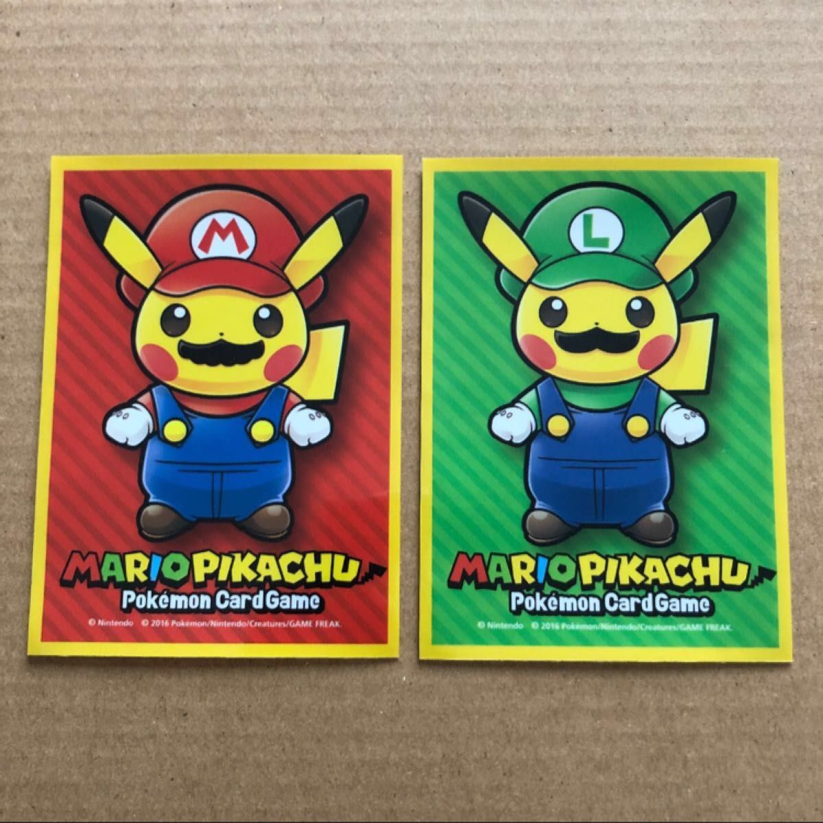 ポケモンカード デッキシールド スリーブ マリオピカチュウ ポケモンカード デッキシールド スリーブ マリオピカチュウ