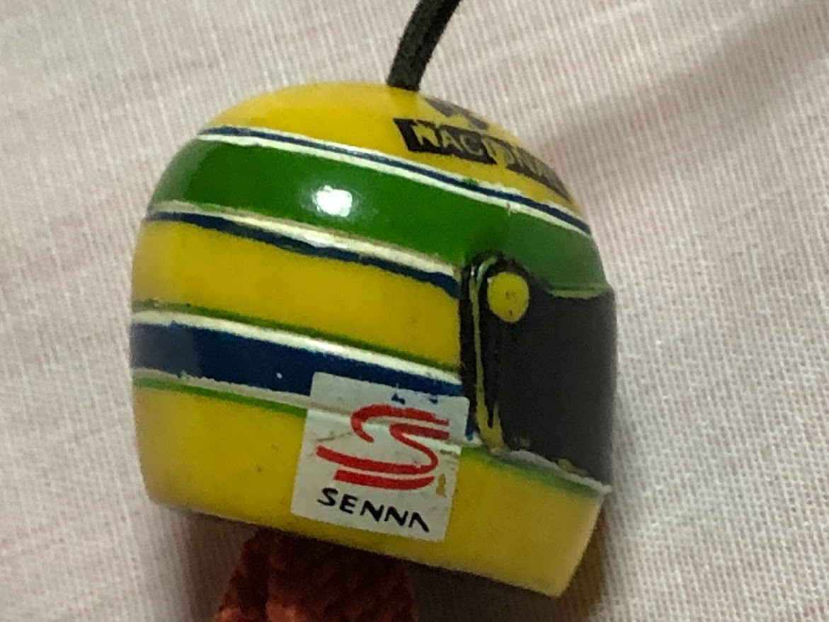  free shipping!*F1 Racer i-ll ton * Senna strap for mobile phone antique * Vintage *