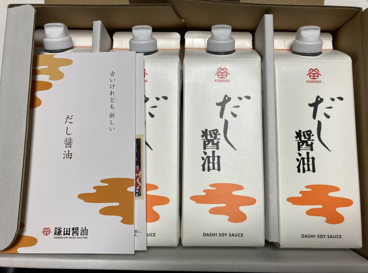 鎌田醤油　鎌田だし醤油　だししょうゆ　500ml　4本セットで！_画像2