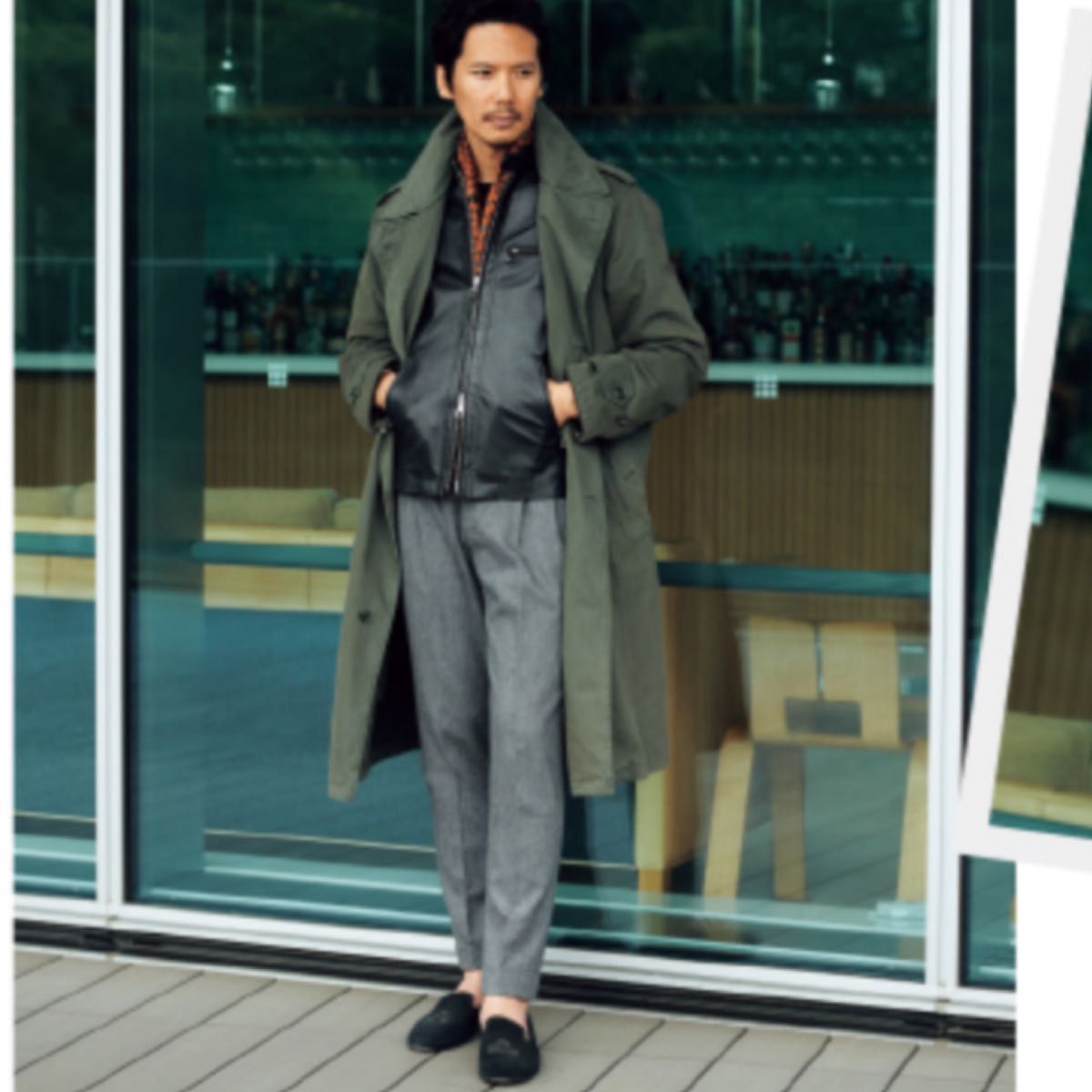 ASPESI × BEAMS F/別注M1950A ガーメントダイ トレンチコート ASPESI × BEAMS F/別注M1950A ガーメントダイ トレンチコート