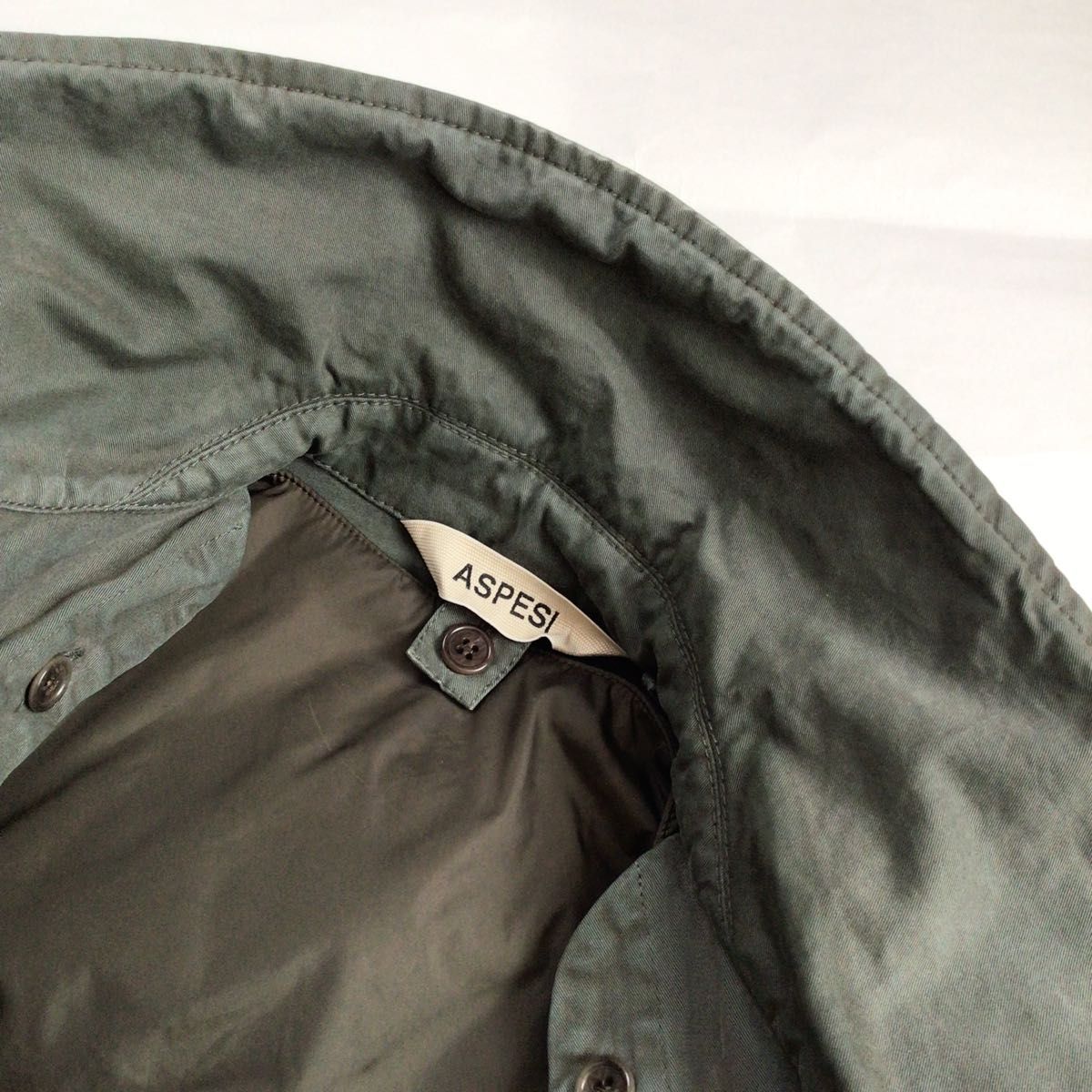 ASPESI × BEAMS F/別注M1950A ガーメントダイ トレンチコート ASPESI × BEAMS F/別注M1950A ガーメントダイ トレンチコート