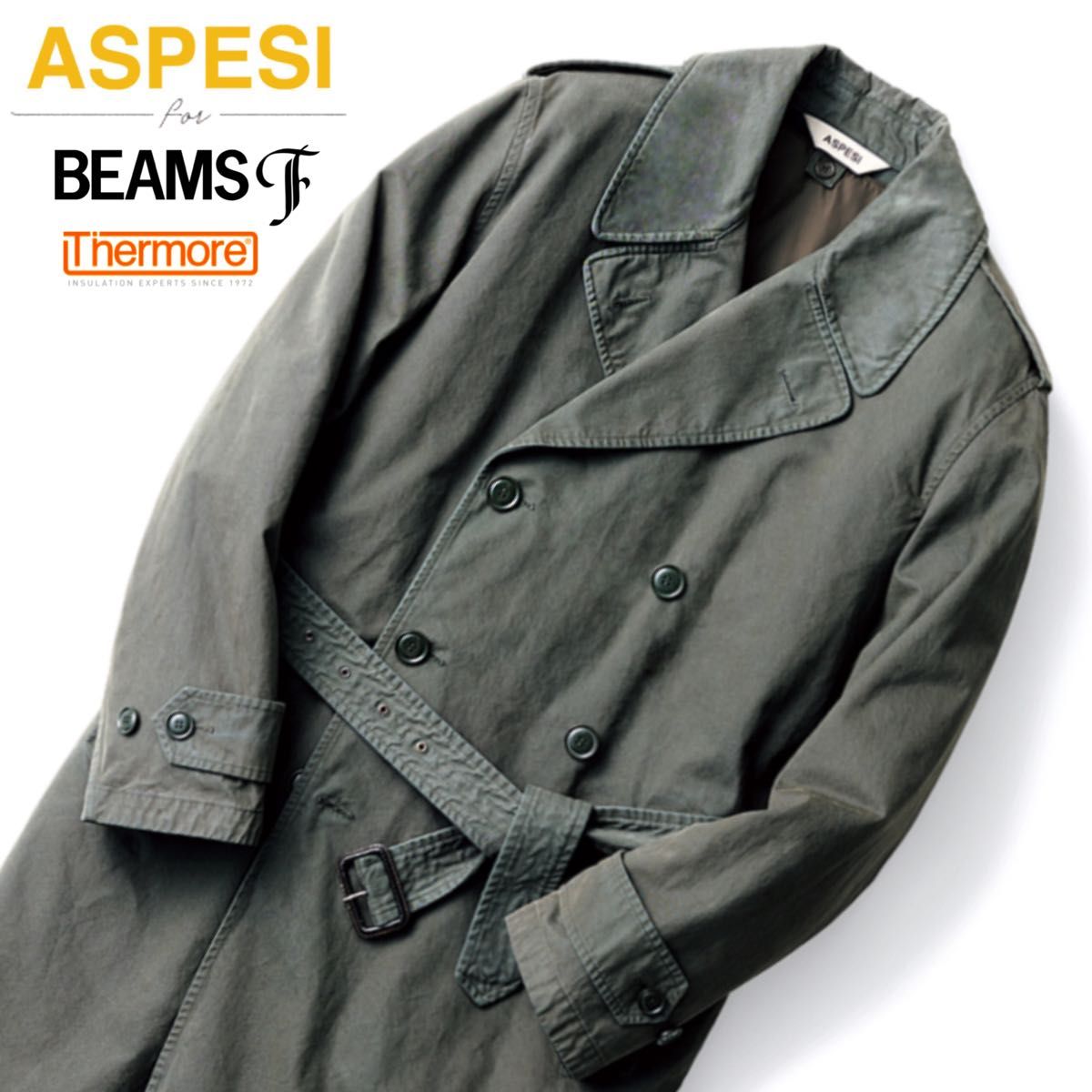 ASPESI × BEAMS F/別注M1950A ガーメントダイ トレンチコート ASPESI × BEAMS F/別注M1950A ガーメントダイ トレンチコート