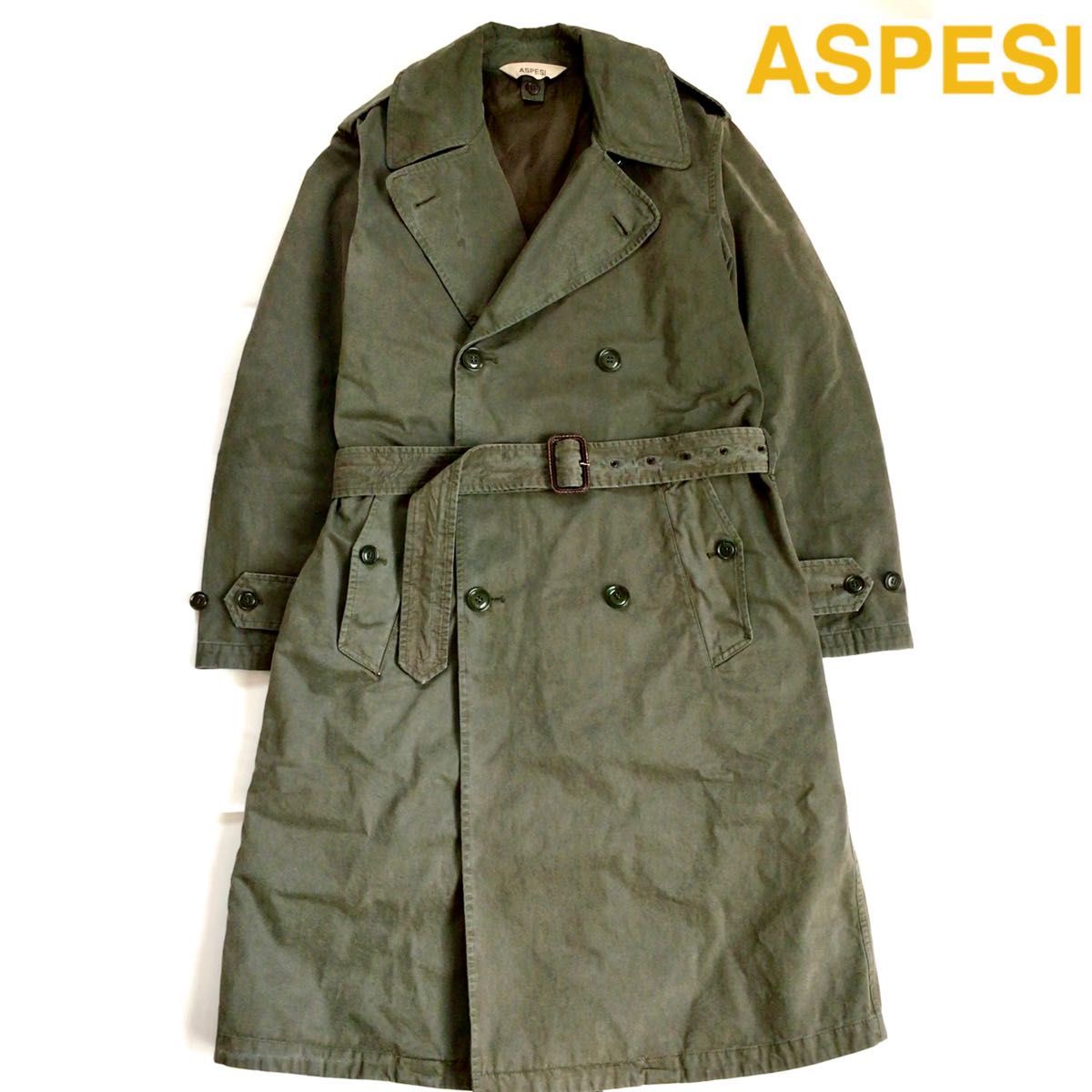 ASPESI × BEAMS F/別注M1950A ガーメントダイ トレンチコート ASPESI × BEAMS F/別注M1950A ガーメントダイ トレンチコート