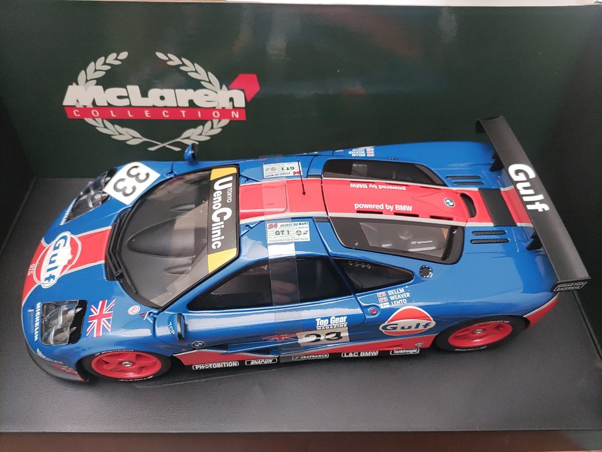 ☆稀少品！バンド未開封！ UTモデル PMA1/18 マクラーレン F1 GTR #33 GULF TEAM ショートテイル LE MAN 1996 ☆_画像4