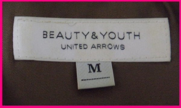 【ダッフルコート：M:ウール】★BEAUTY&YOUTH：UNITED ARROWS:★茶系・ブラウン★お得橋本_画像2