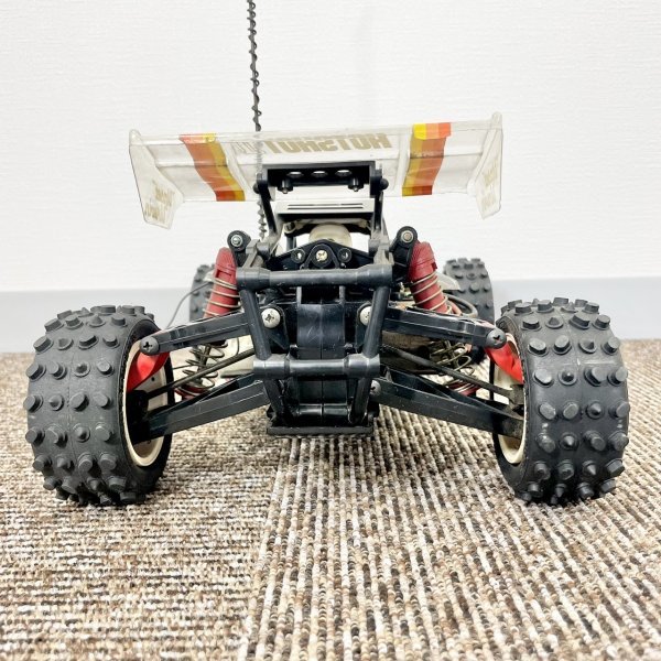 【現状品】TAMIYA タミヤ 田宮模型/ 1/10 電童R/C HOT SHOT II/ホットショット2/プロポ/Futaba フタバ/FP-T2LGX/EK06A26RC001_画像6