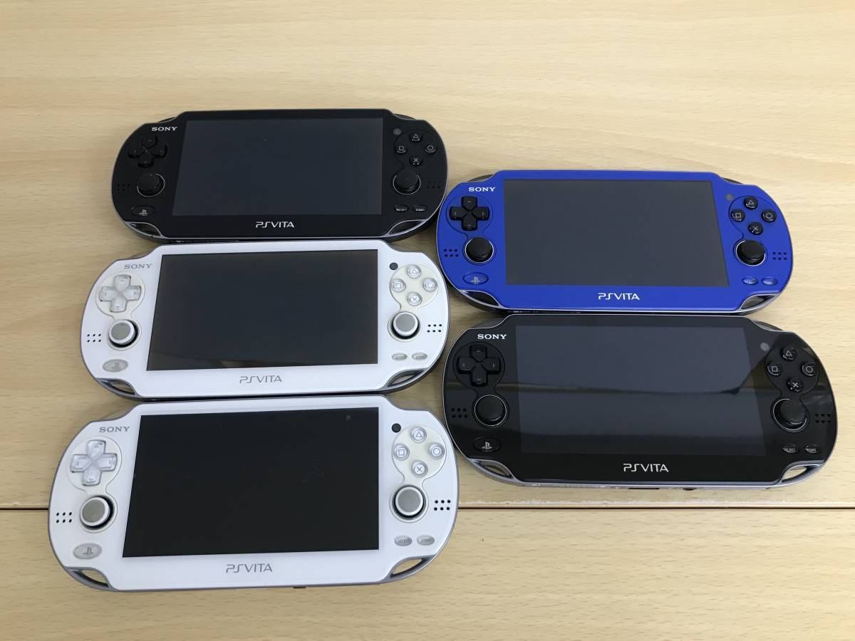 073 (31-4) ジャンク扱い SONY ソニー PlayStation Vita PSVita 本体 PCH-1000 1100 2000 通電確認のみ 計20台 セット まとめ 現状品 ②_画像5