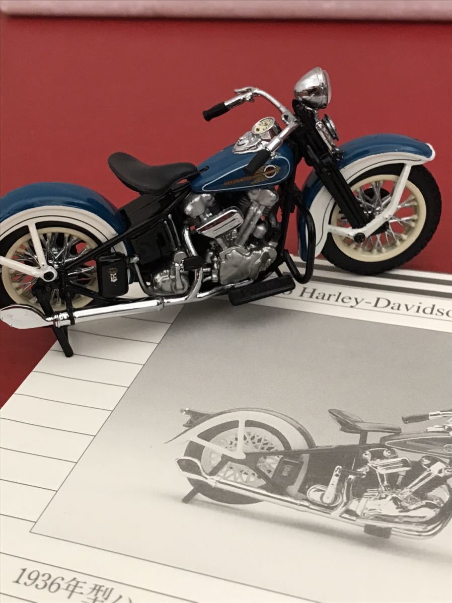 フランクリンミント 1/24 ハーレーダビッドソン 1936 ELナックル フランクリンミント 1/24 ハーレーダビッドソン 1936 ELナックル