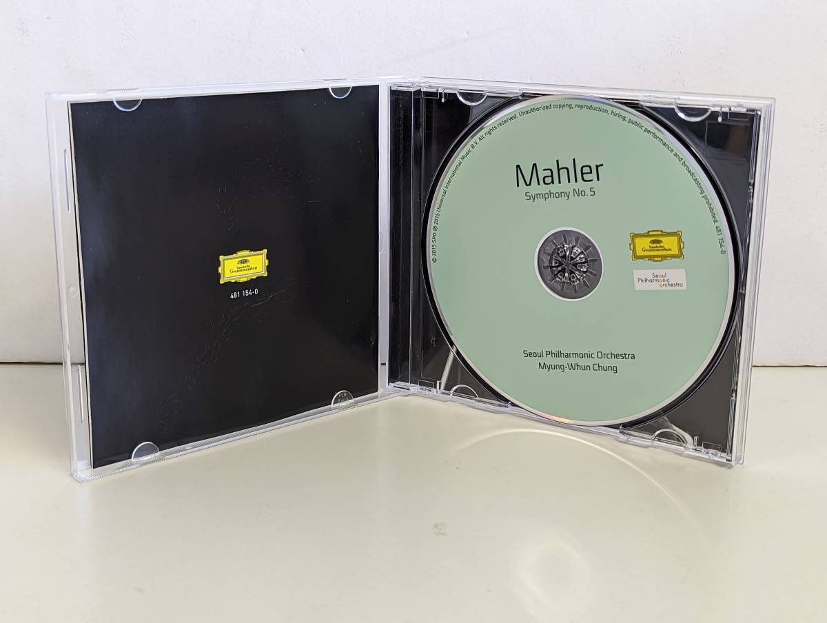 m853 マーラー：交響曲第5番/チョン・ミョンフン/ソウル・フィルハーモニー管弦楽団/2014年録音/2015年盤_画像4