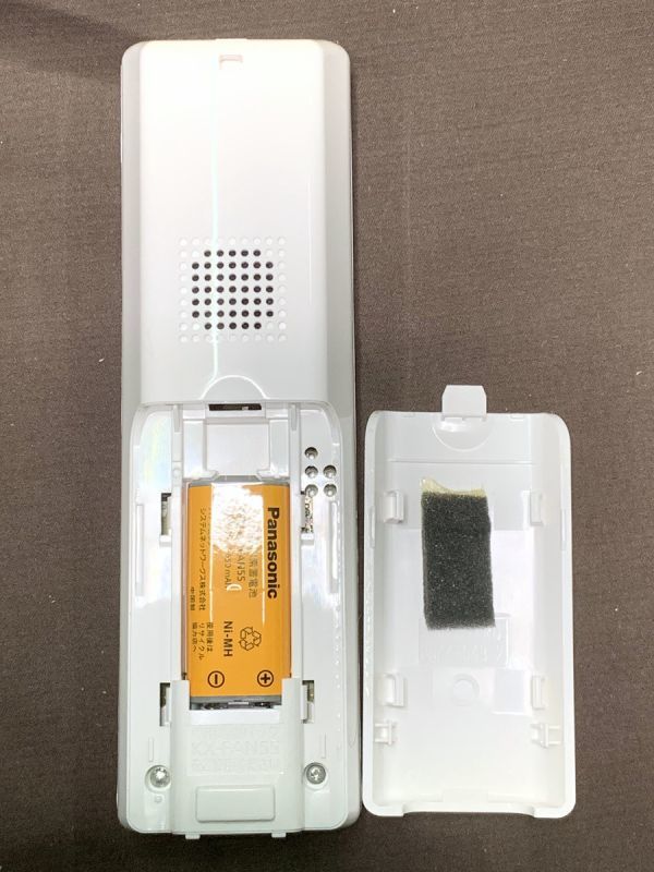 1-85-60 Panasonic パナソニック ワイヤレスモニター子機 VL-WD612 ワイヤレスインターホン ドアホン(充電台なし/動作未確認)_画像6