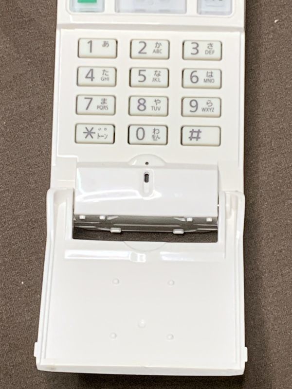 1-85-60 Panasonic パナソニック ワイヤレスモニター子機 VL-WD612 ワイヤレスインターホン ドアホン(充電台なし/動作未確認)_画像3