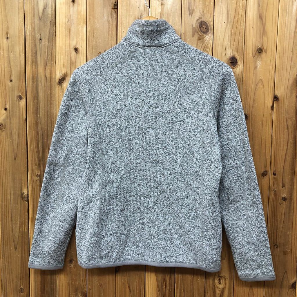 patagonia /パタゴニア /メンズS ベターセーター 長袖ジャケット フリース アウター グレー 防寒 アウトドア キャンプ アメカジ USA古着_画像4