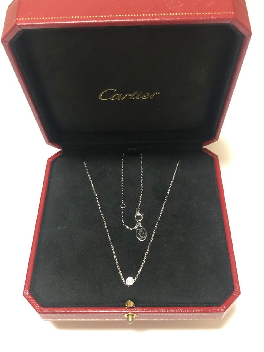 お値下 未使用 カルティエ ダムール ネックレス ホワイト お値下 未使用 カルティエ ダムール ネックレス ホワイト