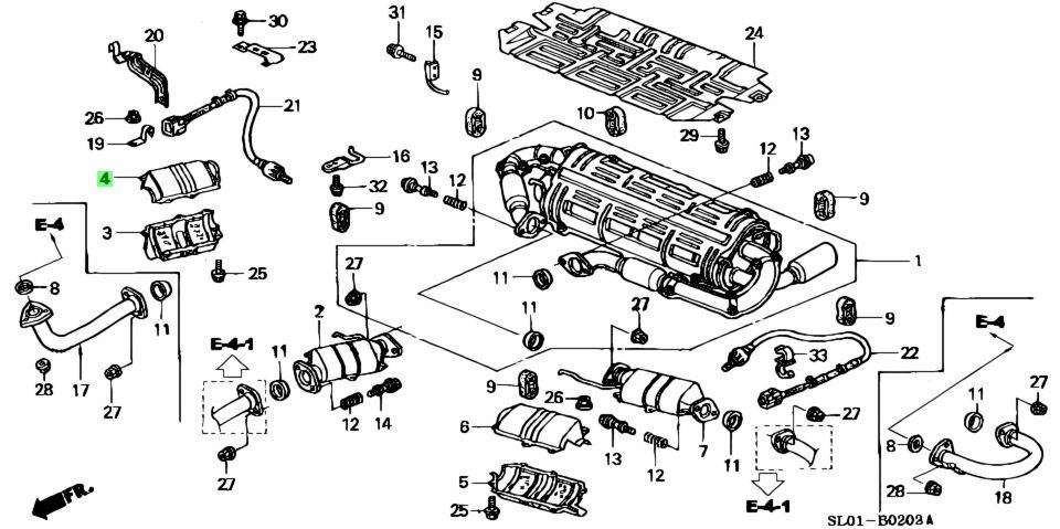 ホンダ NSX ABA-NA2 フロントコンバーター カバーCOMP COVER COMP FR CONVERTER UPPER Genuine HONDA 純正 OEM メーカー純正品 送料無料_画像1