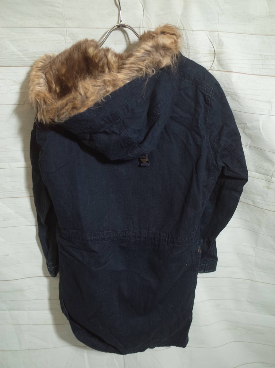  lady's pj441sepo craft CEPO CRAFT liner removed possibility indigo Denim M-51 Mod's Coat M navy navy blue military 