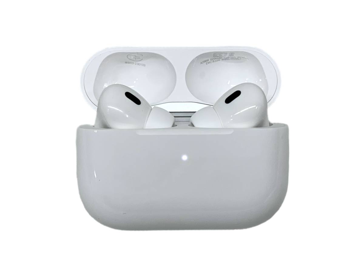 Apple (アップル) airpods pro エアポッズ プロ 第2世代 Bluetooth ワイヤレス ノイズキャンセリング MQD83J/A ホワイト 家電/036