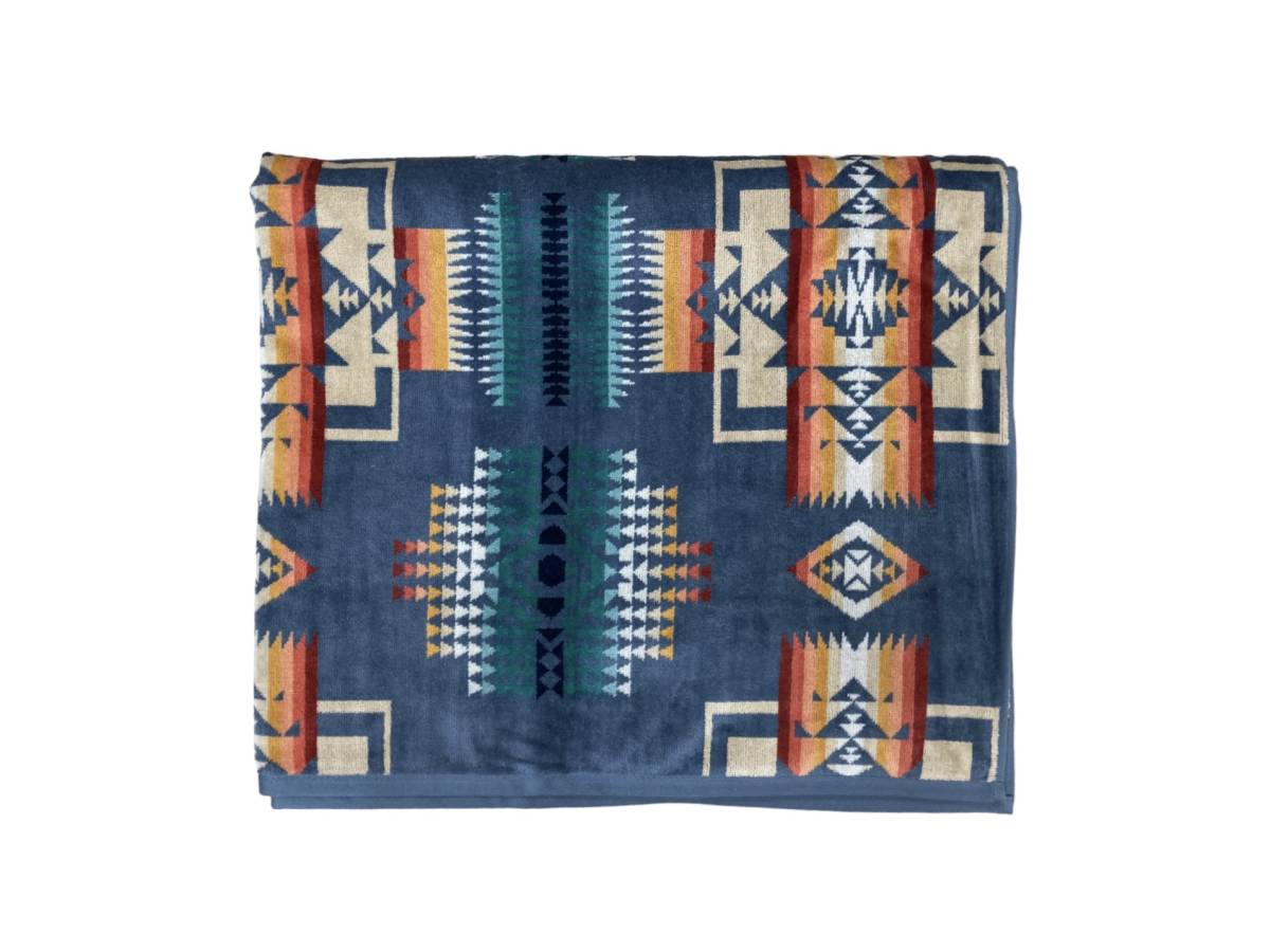 PENDLETON (ペンドルトン) CHIEF JOSEPH SLATE JACQUARD TOWEL ビーチタオル ブランケット スレート XB233-53803 アウトドア雑貨/027_画像1