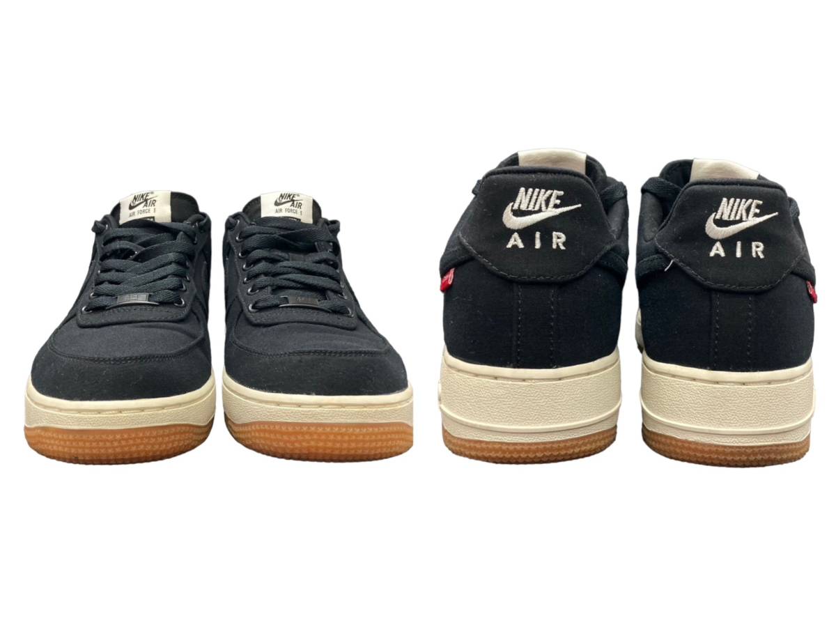 NIKE (ナイキ) ×Supreme (シュプリーム) LOW PREMIUM 08 NRG エアフォース1 573488-090 26.5cm スニーカー ブラック メンズ /027