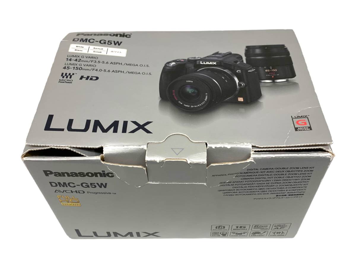 Panasonic (パナソニック) ミラーレス一眼カメラ デジタルカメラ LUMIX ルミックス DMC-G5W ホワイト 家電/036_画像5