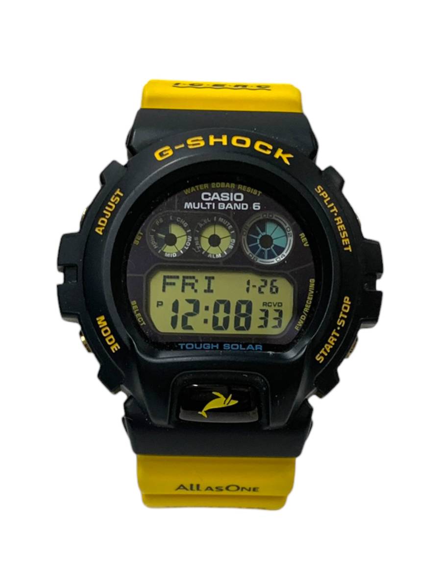 CASIO(カシオ)G-SHOCK Gショック イルカクジラ 2018モデル Love The Sea And The Earth デジタル腕時計 GW-6902K ブラック イエロー/025