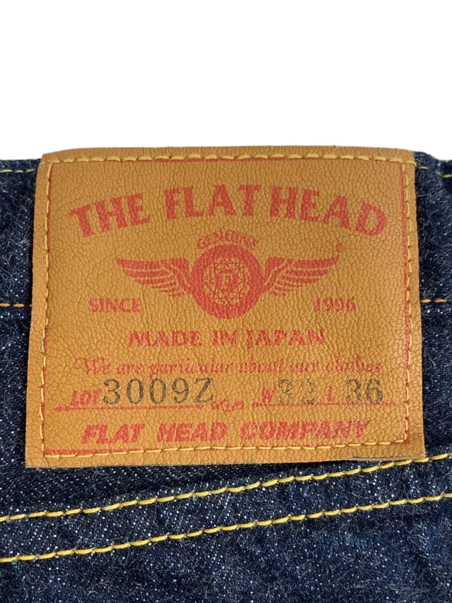 THE FLAT HEAD (ザフラットヘッド) デニム パンツ 日本製 32 ネイビー インディゴ 3009Z メンズ/004_画像5