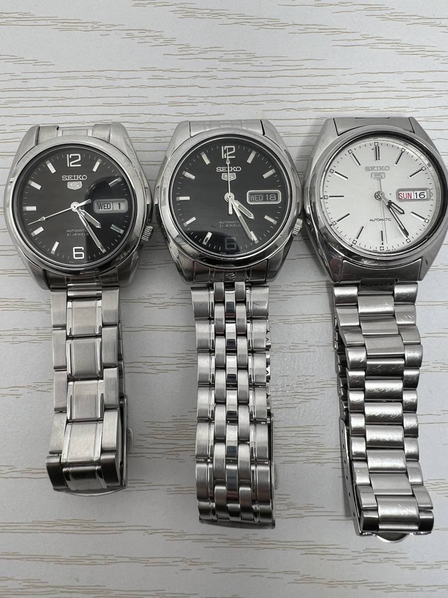 ★SEIKO5 セイコー5自動巻 3本★_画像1