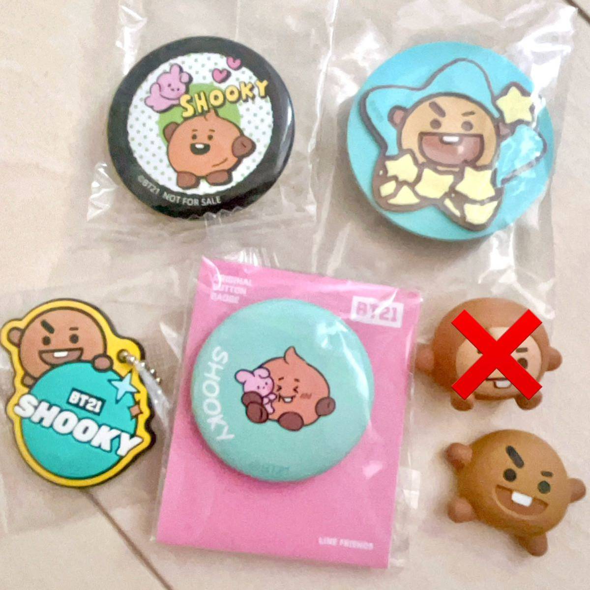 BT21 一番くじ スマホグリップ ならぶんです ガチャ shooky シュキー_画像1