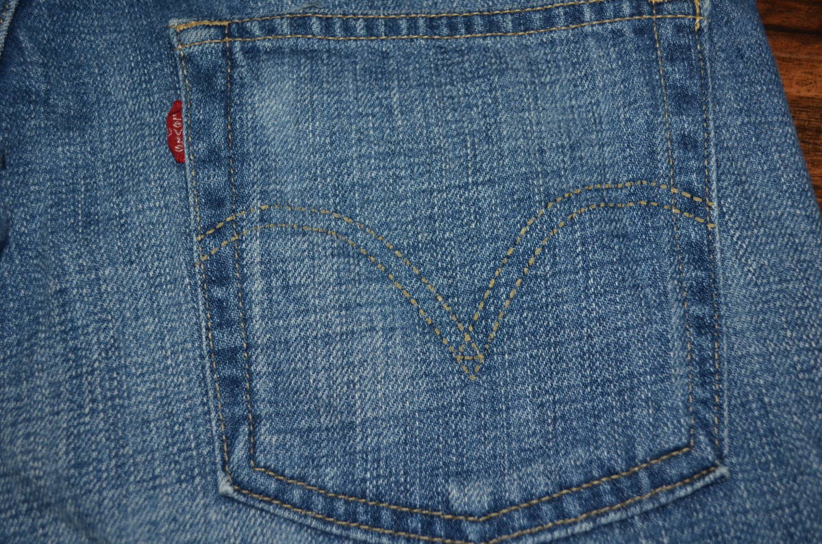 ●即決！リーバイス Levi's 505 ペンキステッチストレートデニム 32_画像5