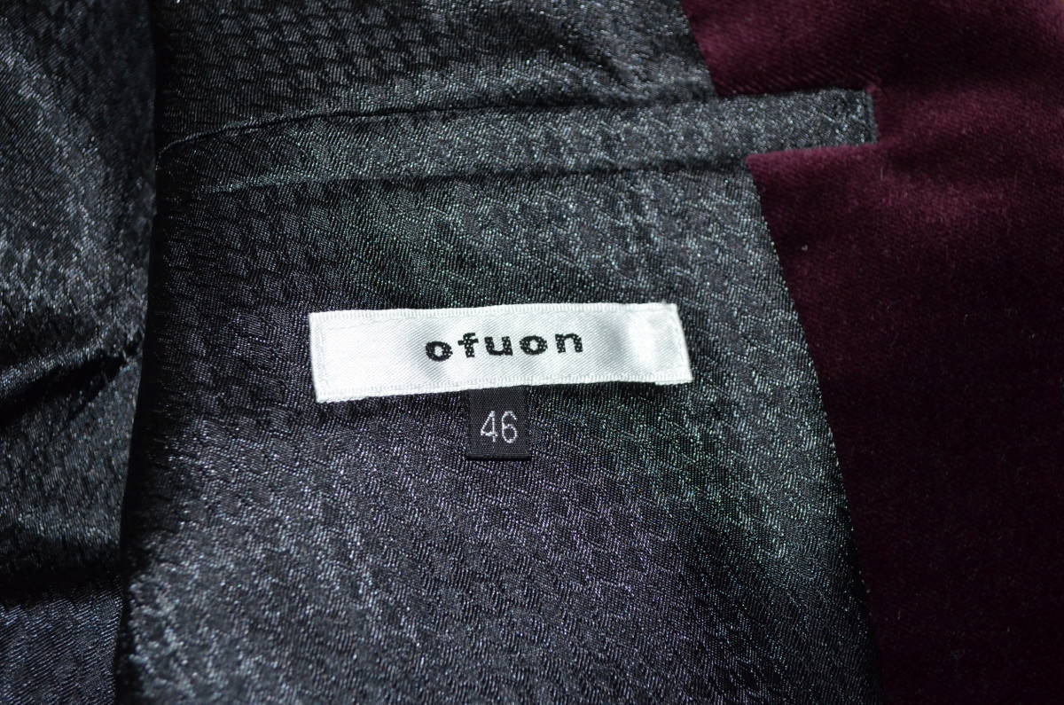 * prompt decision equipped! off on ofuon velour jacket men's 46