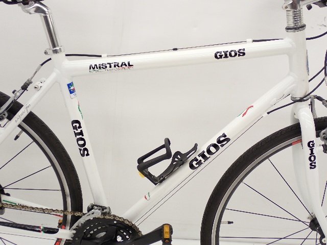 GIOS ジオス クロスバイク MISTRAL 2019年モデル 52サイズ SHIMANO ALTUS搭載 ホワイト 配送/来店引取可 ∽ 6CB06-1_画像3