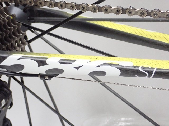 LOOK ルック 586SL ロードバイク CAMPAGNOLO SUPER RECORD仕様 MAVIC R-SYS SLR ホイール 配送/来店引取可 ¶ 6CEF4-1_画像4