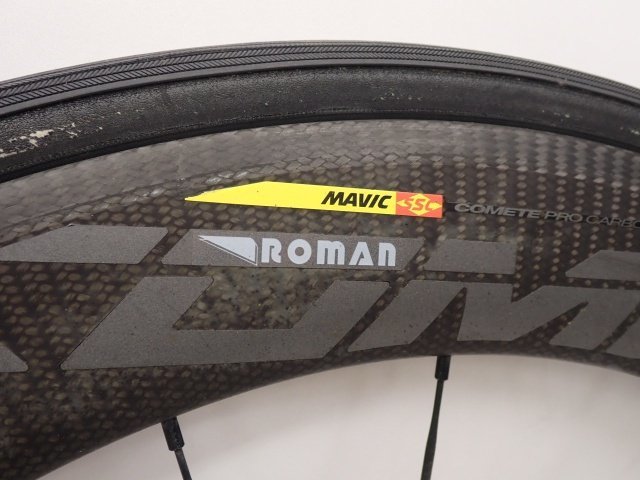 MAVIC マビック 前後ホイールセット COMETE PRO CARBON SL チューブレス ULTEGRA CS-R8000 11s スプロケット付き □ 6C71E-5_画像5