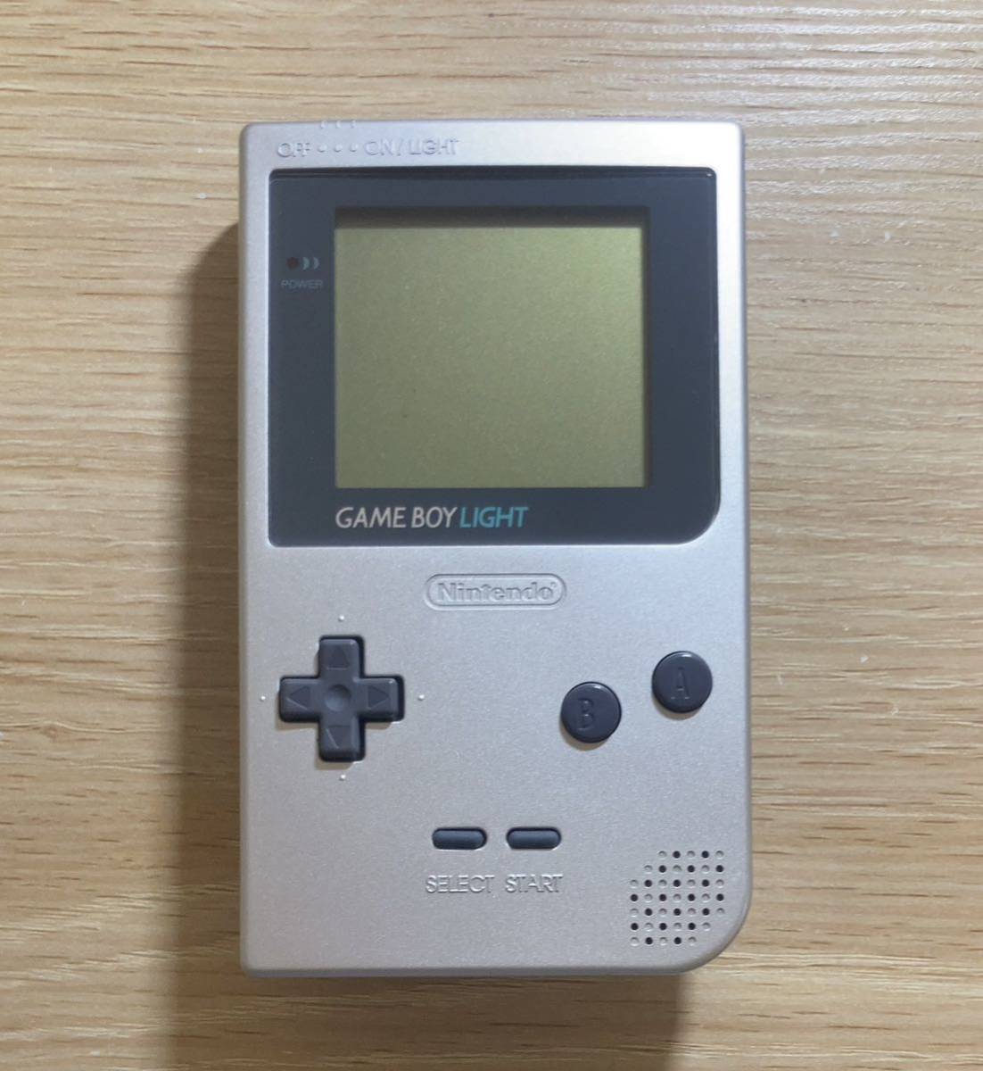 ゲームボーイライト LIGHT GB 美品 シルバー 動作確認済み 1000円スタート Nintendo 任天堂 GAMEBOY _画像1