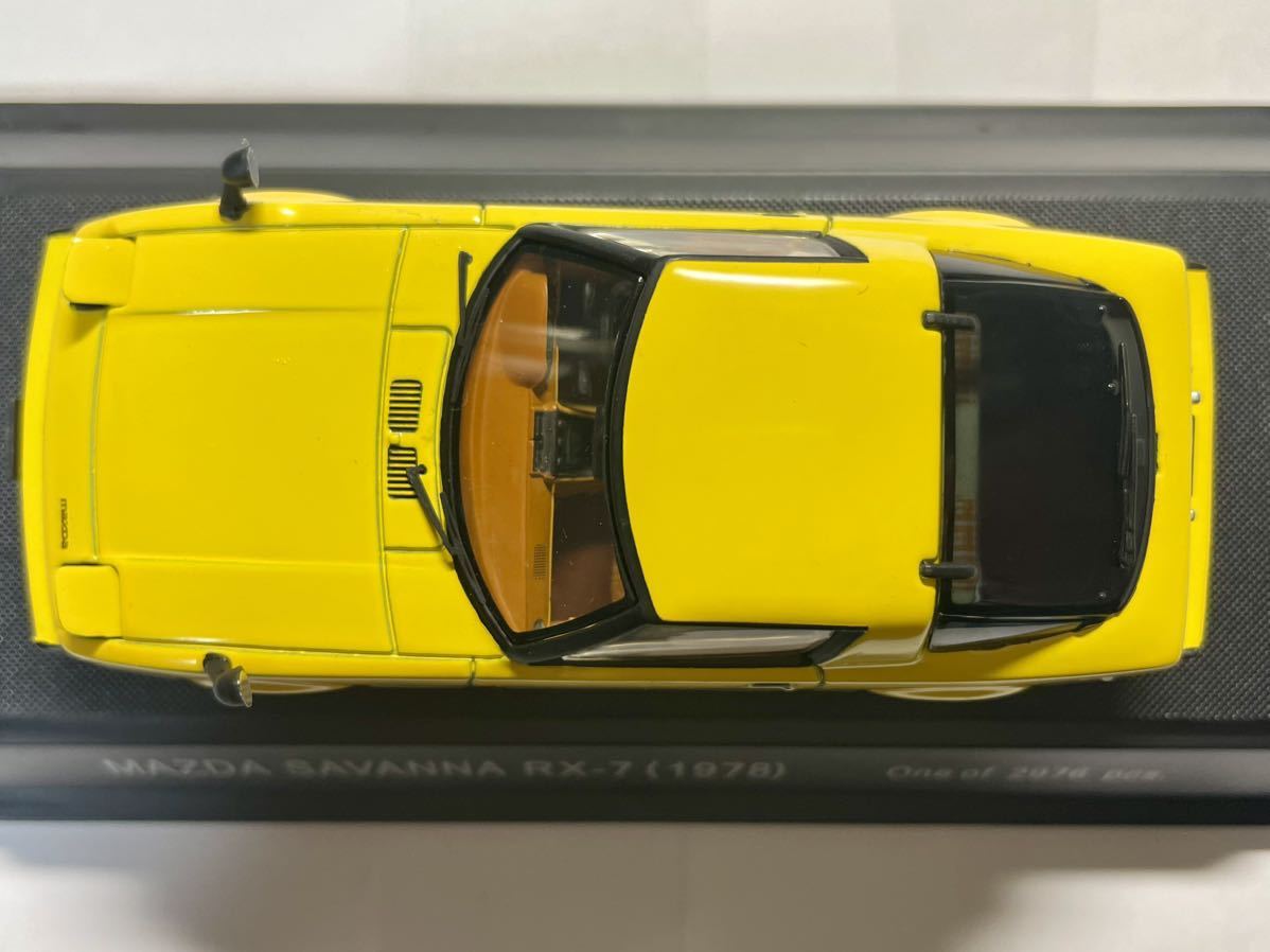 1/43 EBBRO ◆ MAZDA SAVANNA RX-7 1978 (Yellow). // マツダ　サバンナRX-7_画像9