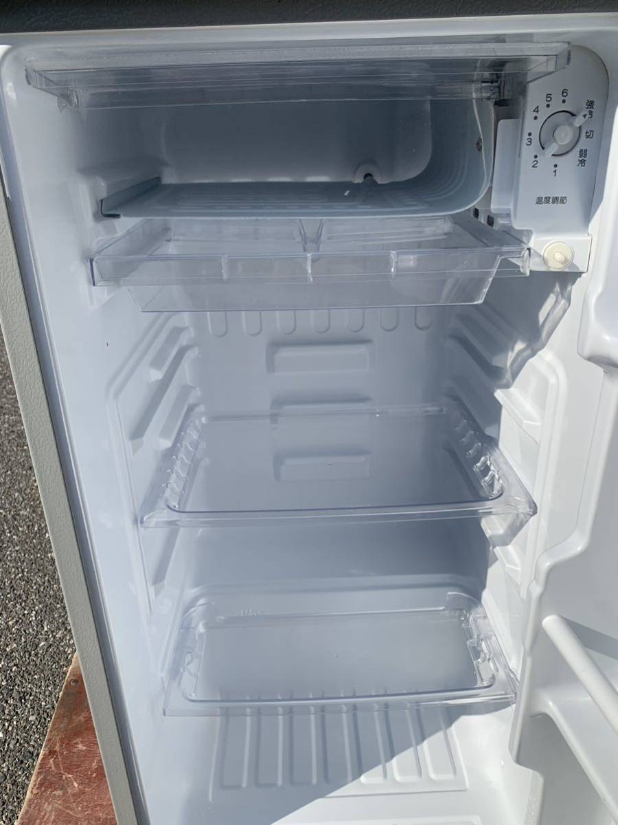 【2019年製】AQUA アクア 1ドア冷蔵庫 AQR-8G（S）75L ご_画像8