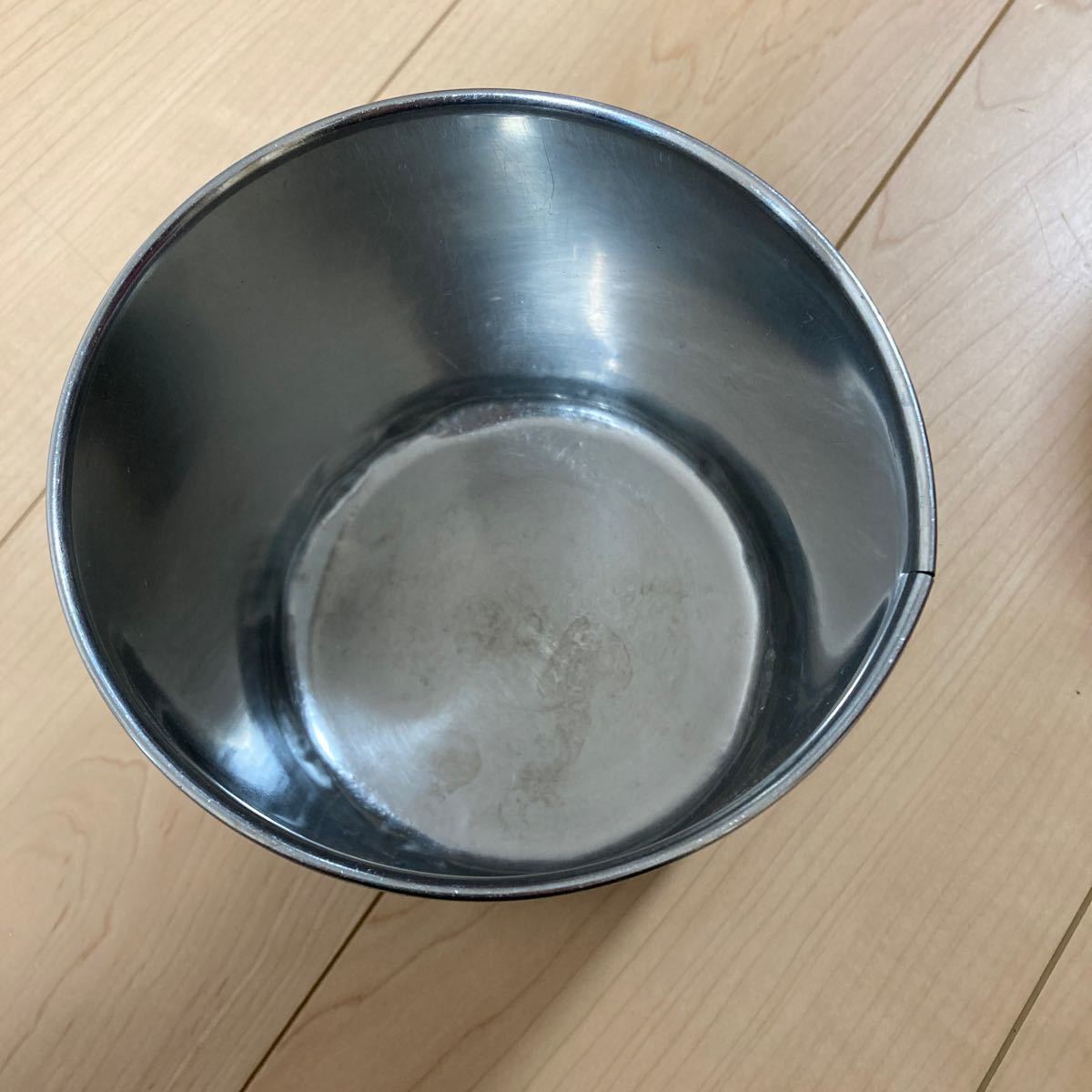 [ secondhand goods ] round deep type kitchen pot / stainless steel pot / stockpot / cookware / business use / cover attaching / 6 piece set 