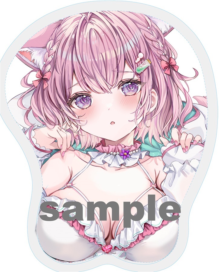 【新品正規品】C103 どんぐりねこ 氷菜 博衣こより立体マウスパッド hololive ホロライブ_画像2