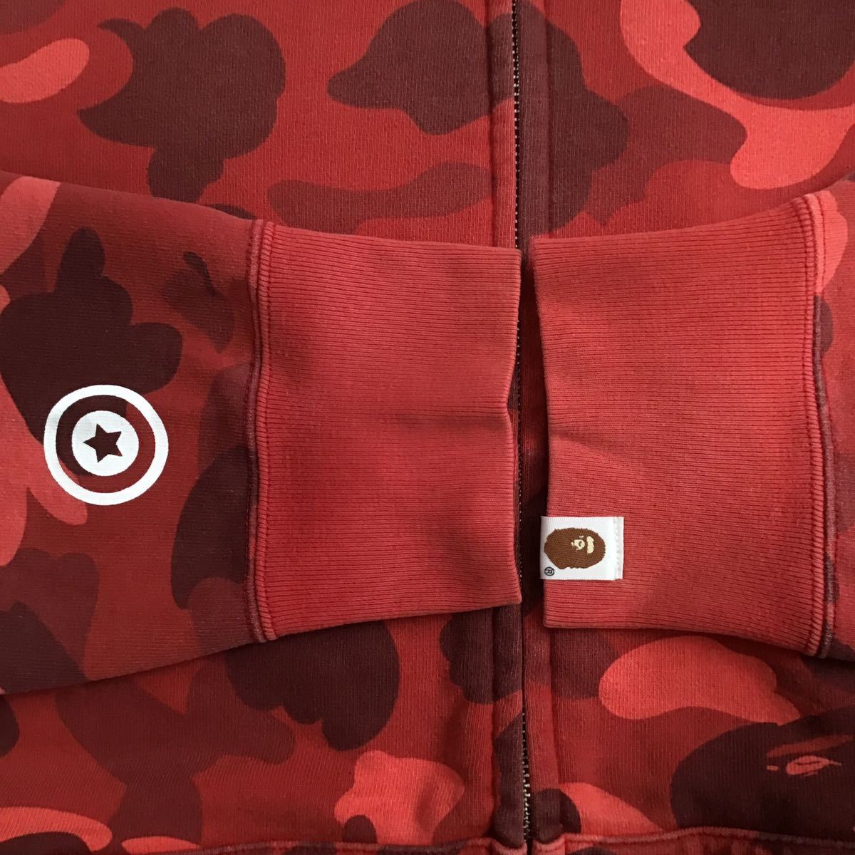 ★2XL★ Red camo タイガー パーカー Tiger full zip hoodie a bathing ape BAPE エイプ ベイプ アベイシングエイプ 迷彩 XXL oz4_画像6