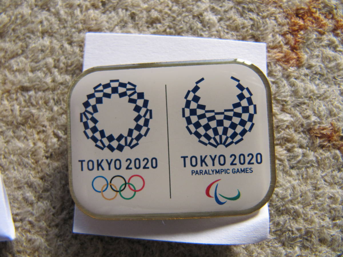 未使用　東京オリンピック パラリンピック 2020 大会　磁石バッジ　1個　TOKYO 2020 OLYMPIC　ピンバッジ　記念品　グッズ_画像2