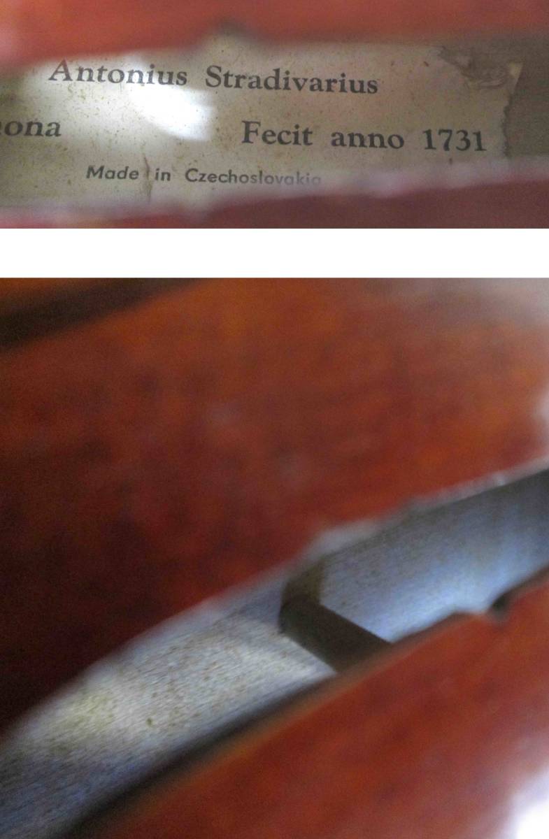 チェコスロバキア製のバイオリンです。_画像3