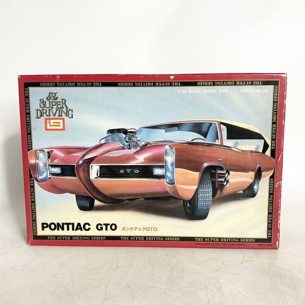 未組立 イマイ 1/24 ポンテアック PONTIAC GTO プラモデル IMAI B-1398 THE SUPER DRIVING SERIES_画像1