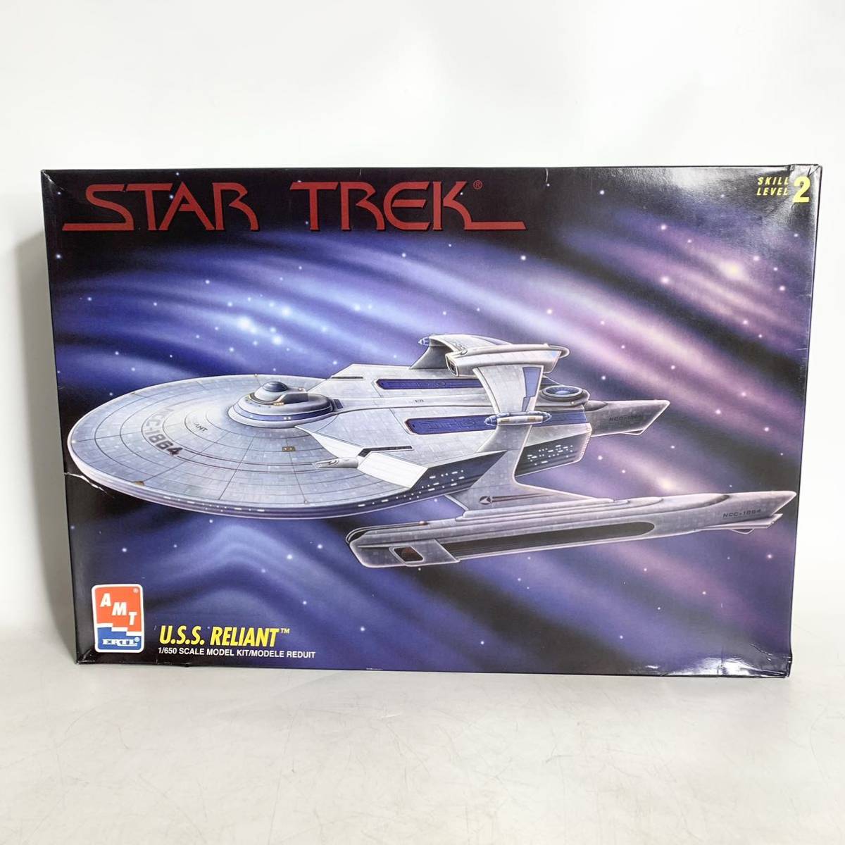 未組立 1/650 スタートレック U.S.S. リライアント モデルキット 宇宙船 STAR TREK U.S.S. RELIANT AMTERTL スキルレベル2 8766_画像1