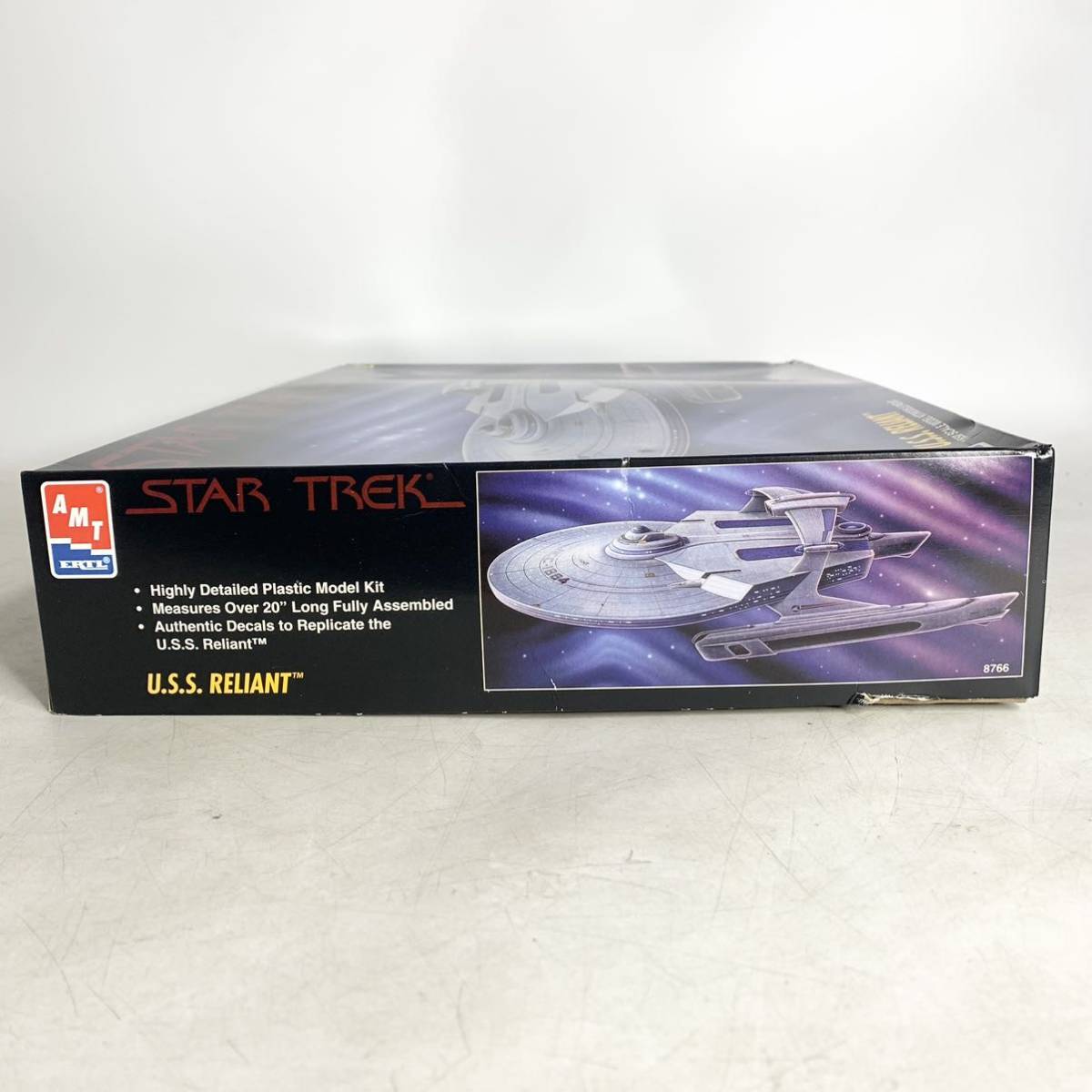 未組立 1/650 スタートレック U.S.S. リライアント モデルキット 宇宙船 STAR TREK U.S.S. RELIANT AMTERTL スキルレベル2 8766_画像5