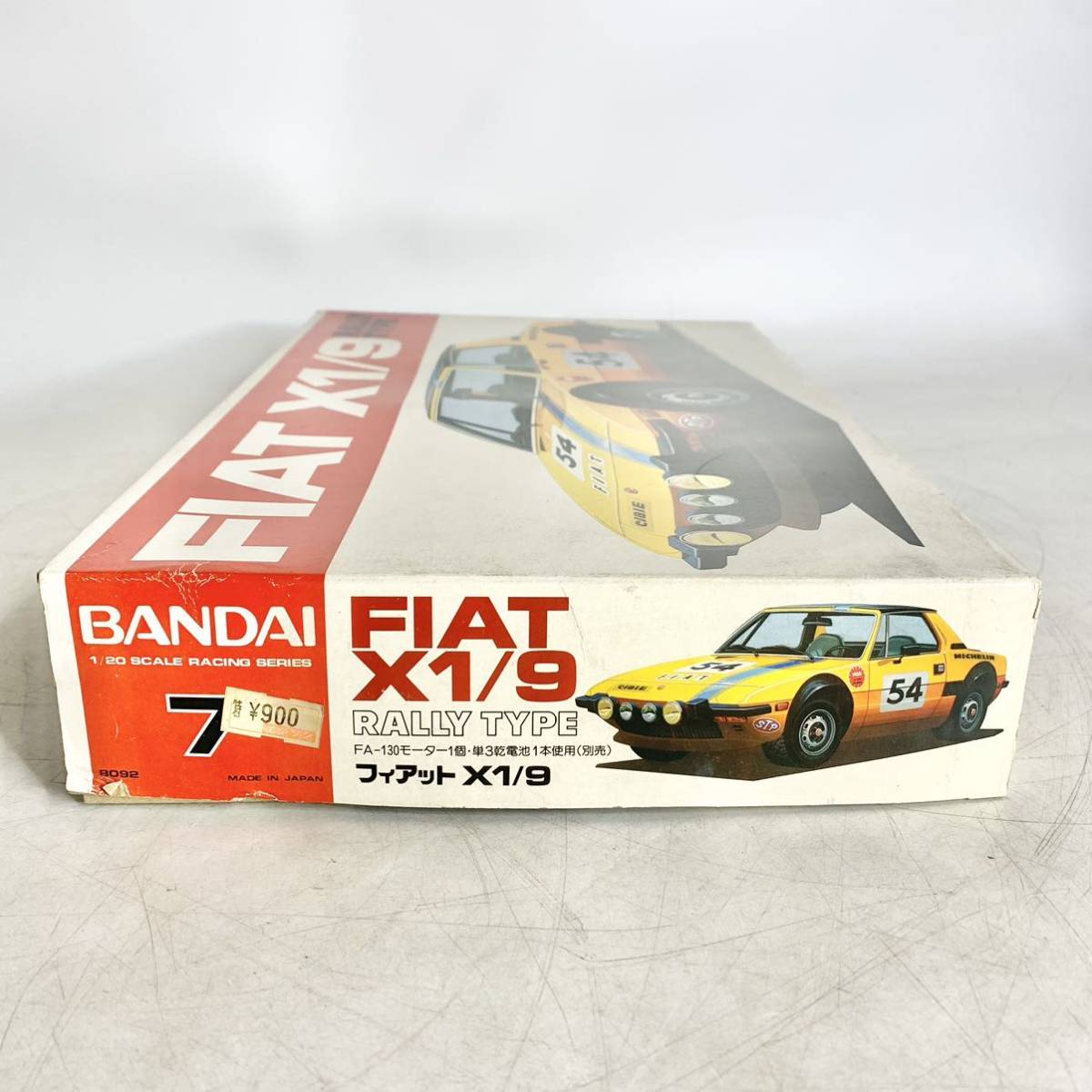 未組立 バンダイ 1/20 フィアット X1/9 FIAT RALLY TYPE モーターライズ プラモデル BANDAI 8092_画像5