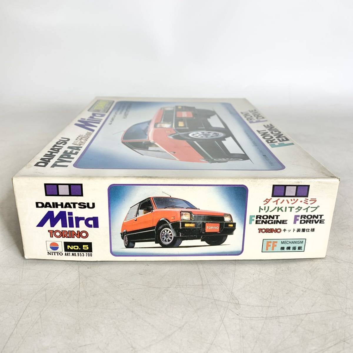 未組立 NITTO ニットー 1/24 ダイハツ ミラ トリノKITタイプ type-A DAIHATSU Mira TORINO プラモデル 日東 953_画像5