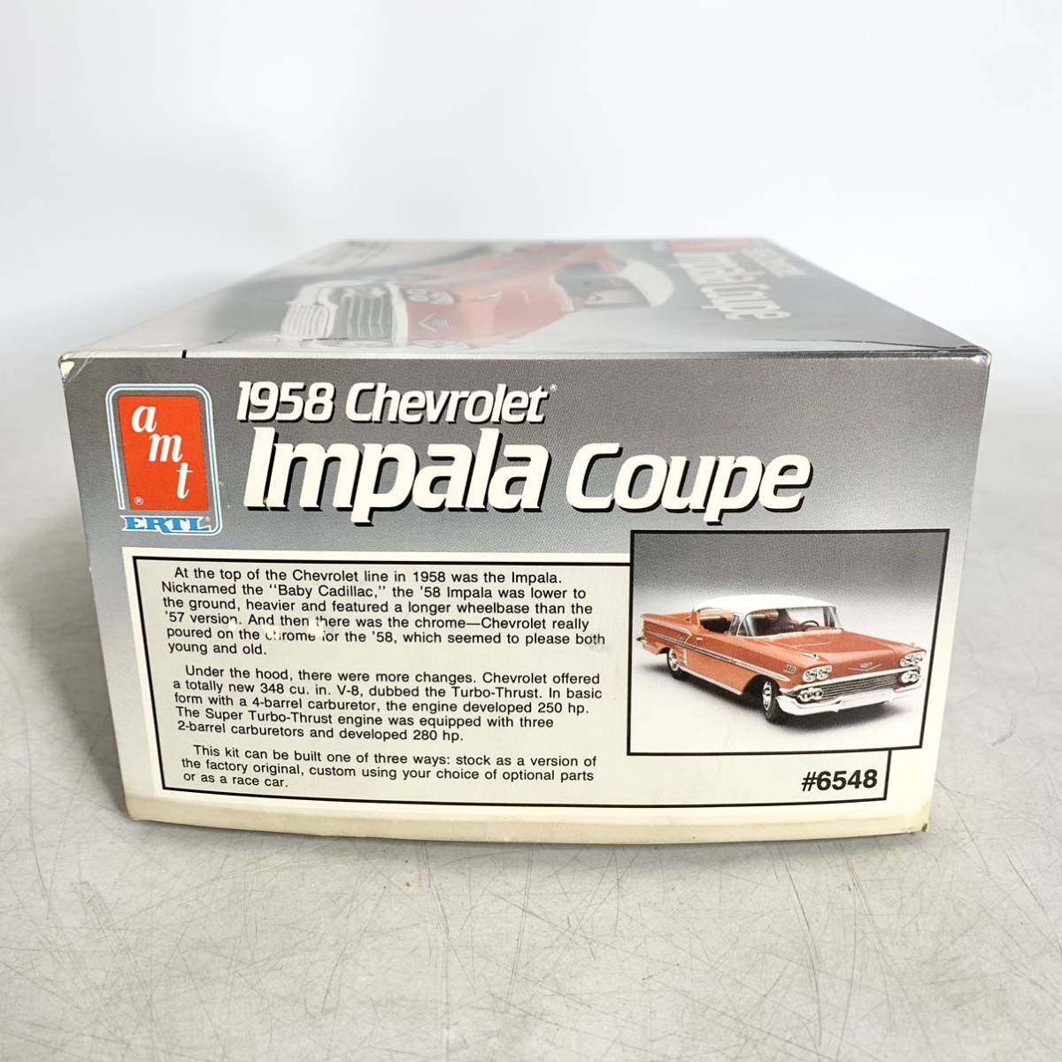 未組立 amt 1/25 シボレー インパラ クーペ 1958 Chevrolet Impala Coupe プラモデル 6548 現状品_画像4