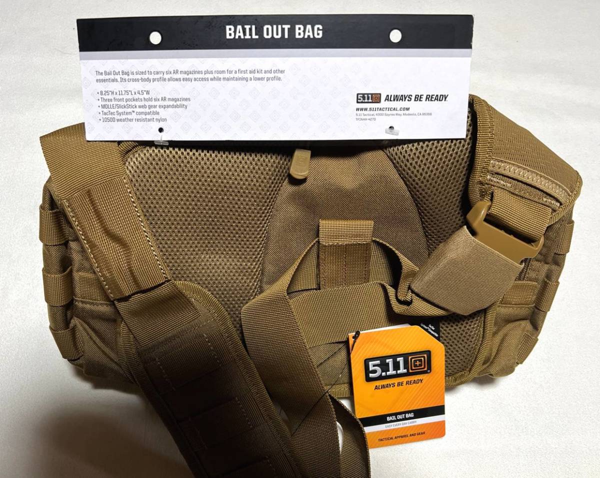 5 11 Tactical BAIL OUT BAG Flat Dark Earth (131 5 11 Tactical BAIL OUT BAG Flat Dark Earth (131