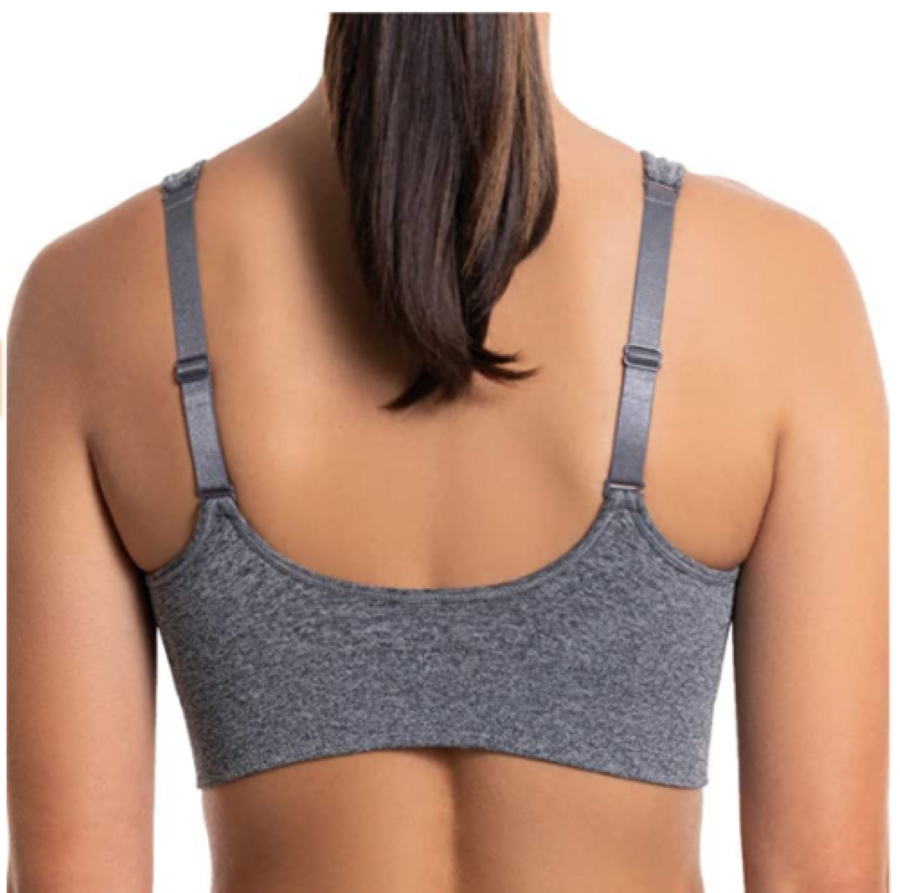 新品 2枚組 L ★ PUMA プーマ スポーツブラ ブラトップ ブラック グレー コストコ LADIES SPORTS BRA 2PK ノンワイヤー ブラジャー セット_画像9